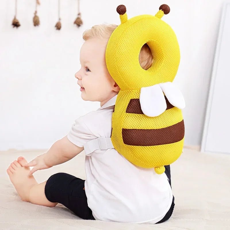 Coussin Bébé - BabyHeadBackProtector™ - Jaune - BebeSerenite