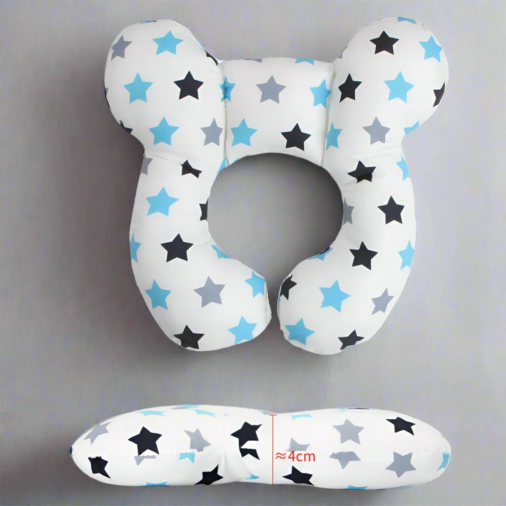 Cale bébé | BabyTravelPillow™ - Étoile multicolore - BebeSerenite