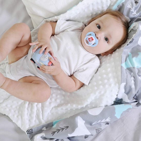 Couverture bébé | DouxLangebébé™ - Hibou Renard - BebeSerenite