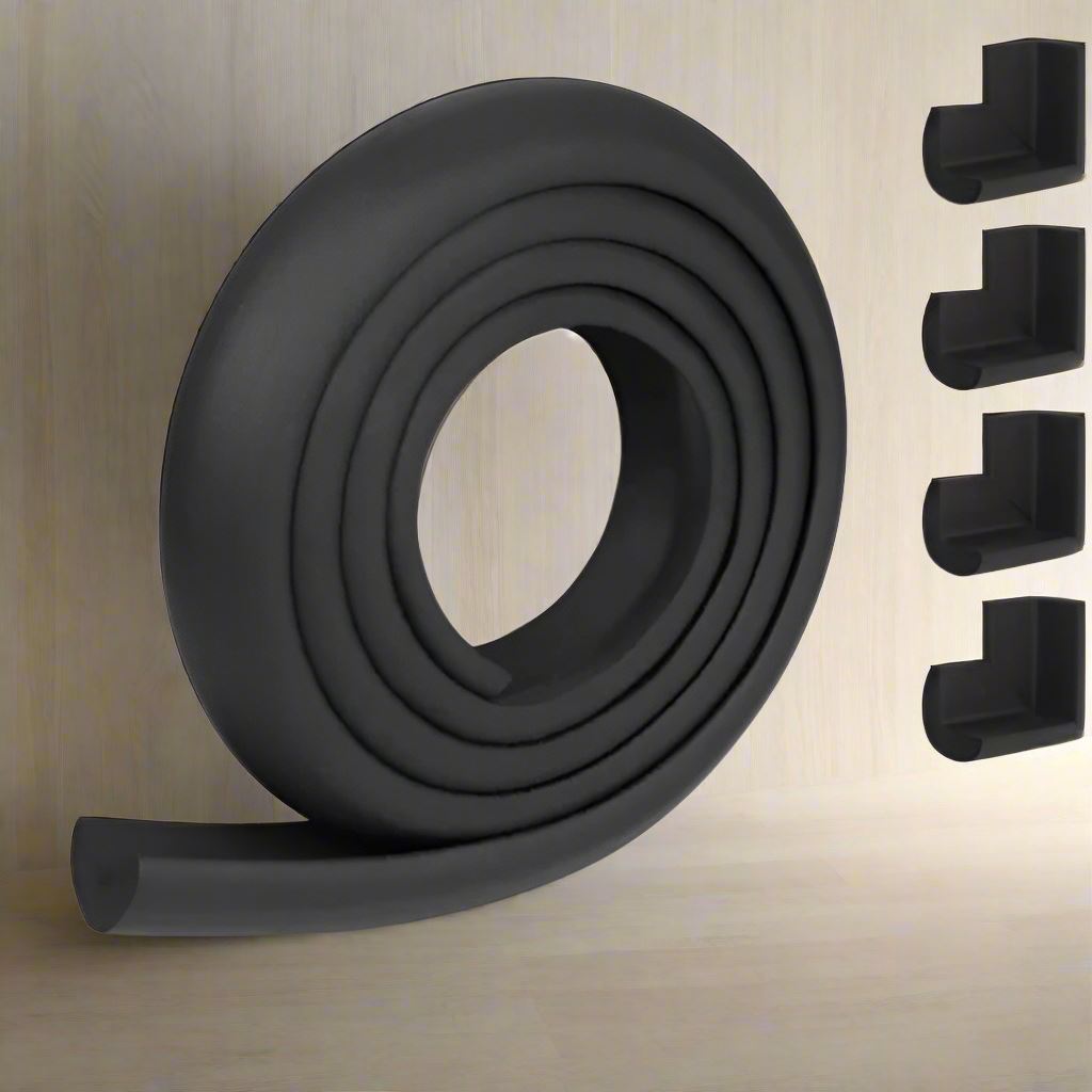 Protecteur de Coin de Table - BabySafetyCornerProtector™ - Noir - BebeSerenite