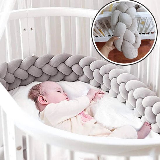 Tresse de lit bébé - BebeSerenite - sieste - tour de lit - confortable- simple - sommeil paisble -moelleux