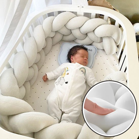 Tresse de lit bébé - BebeSerenite - moelleux - confortable - sommeil - sieste - naissance - enfant