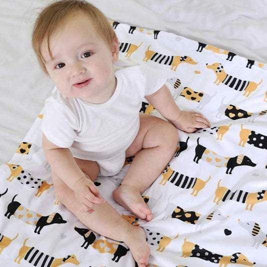 Couverture bébé | DouxLangebébé™ - Chien - BebeSerenite
