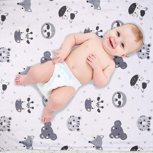 Couverture bébé | DouxLangebébé™ - Hibou Renard - BebeSerenite