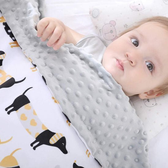 Couverture bébé | DouxLangebébé™ - Lion - BebeSerenite