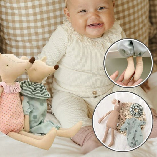 Doudou bebe | SourisVertePastel™ - BebeSerenite