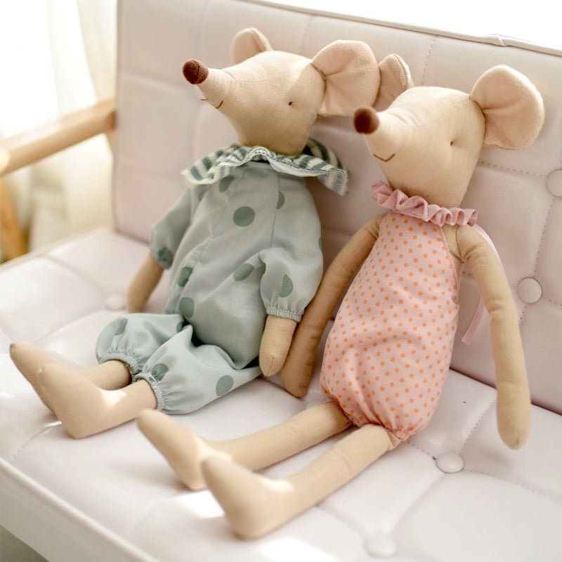 Doudou bebe | SourisVertePastel™ - BebeSerenite