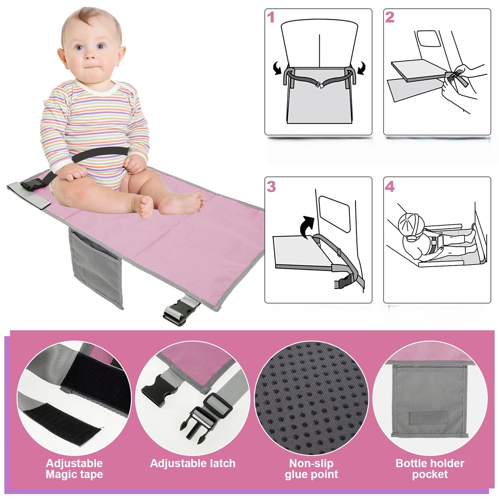 Lit de voyage bébé | LitPortableHamac™ - BebeSerenite
