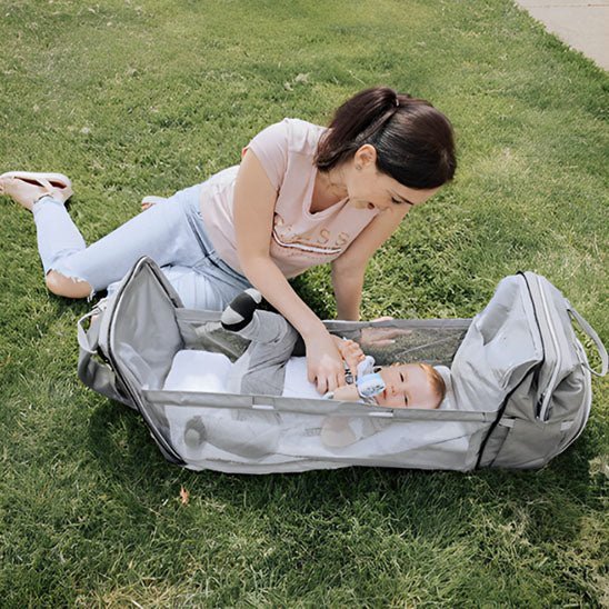 Lit de voyage bébé | SacALanger™ - BebeSerenite