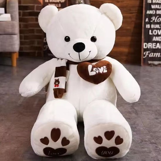 Peluche geante | OursPelucheLove™ - Blanc - BebeSerenite