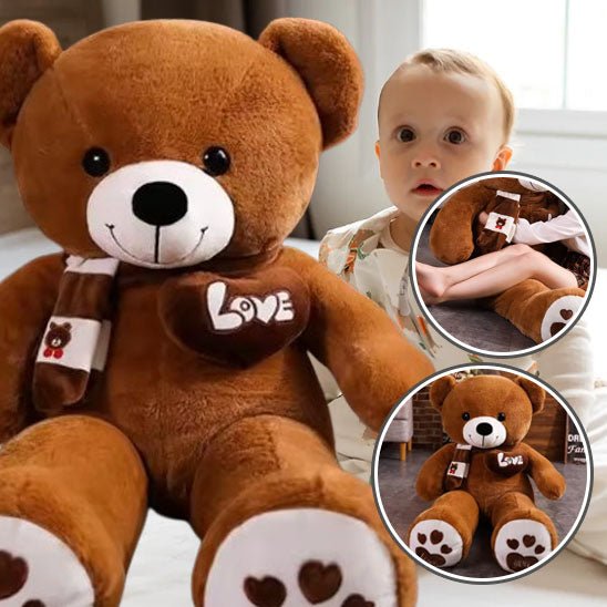 Peluche geante | OursPelucheLove™ - Brun - BebeSerenite