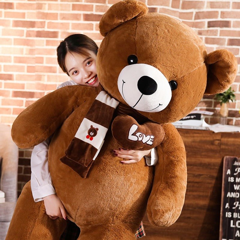 Peluche geante | OursPelucheLove™ - Brun - BebeSerenite