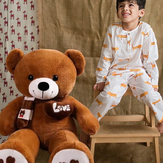 Peluche geante | OursPelucheLove™ - Brun - BebeSerenite