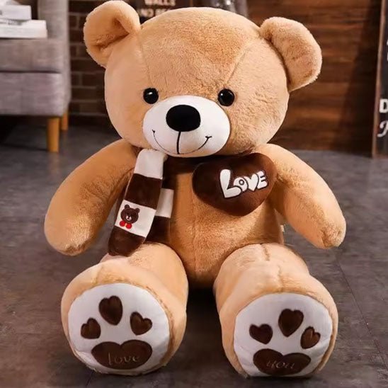Peluche geante | OursPelucheLove™ - Brun Clair - BebeSerenite