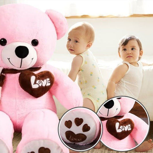 Peluche geante | OursPelucheLove™ - Rose - BebeSerenite