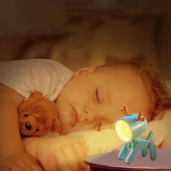 Veilleuse bébé | MiniLightNight™ - Cerf Coloré - BebeSerenite