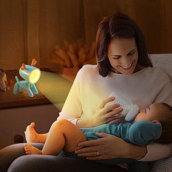 Veilleuse bébé | MiniLightNight™ - Cerf Coloré - BebeSerenite